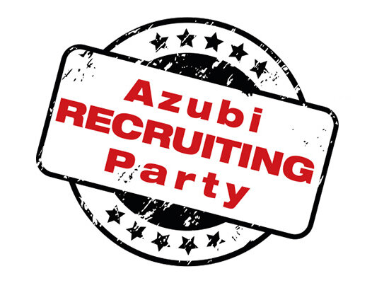 Das Bild zeigt das Logo der Azubi Recruiting Party der Firma Alois Müller