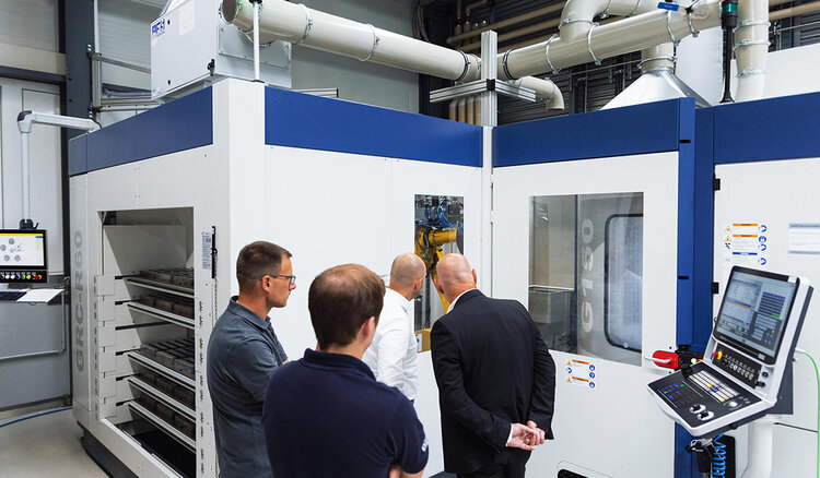 GROB-Anlage bei Blum-Novotest GmbH