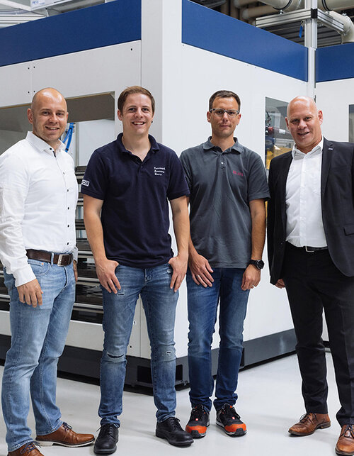 Gruppenbild mit Grob und Blum-Novotest GmbH