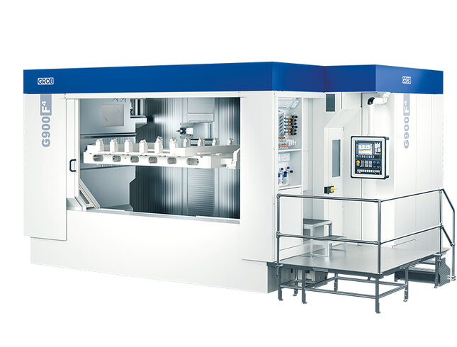Mit ihrem kompakten Design und der fortschrittlichen Technologie ist die G900F4 von GROB perfekt für moderne Produktionsumgebungen.