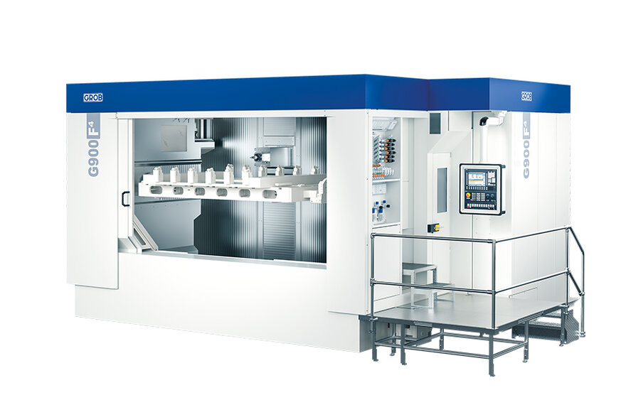 Mit ihrem kompakten Design und der fortschrittlichen Technologie ist die G900F4 von GROB perfekt für moderne Produktionsumgebungen.